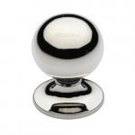 M Marcus Heritage Brass Ball Design Cabinet Knob 32mm 